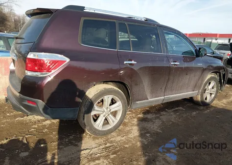 2012 Toyota Highlander Limited V6 from USA, damaged, VIN 5TDDK3EH6CS152670